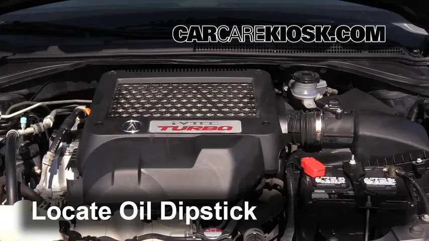 2009 Acura RDX 2.3L 4 Cyl. Turbo Oil Check Oil Level